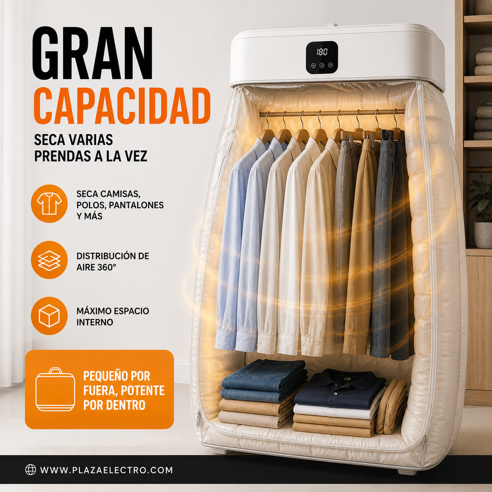 SECADOR DE ROPA PORTATIL