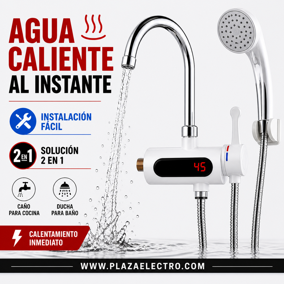 CALENTADOR DE AGUA ELECTRICO CON CAÑO